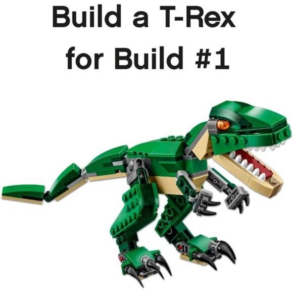 LEGO Creator 3in1 Mighty Dinosaurs 31058 Building Toy Set for Kids (174 Pieces) - Picture 5 of 7
